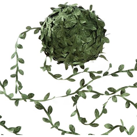 Vertes Guirlande Décorative en Artificielles Tissu Feuilles, 77m (1/5)