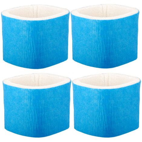 royaluxe-Lot de 4 filtres à mèche pour humidificateur à couche de maille bleue de remplacement, compatibles avec les séries Honeywell HC-14 HCM-6009 HCM-6011 HM-3500 HEV680 HEV685, remplace le filtre (1/4)