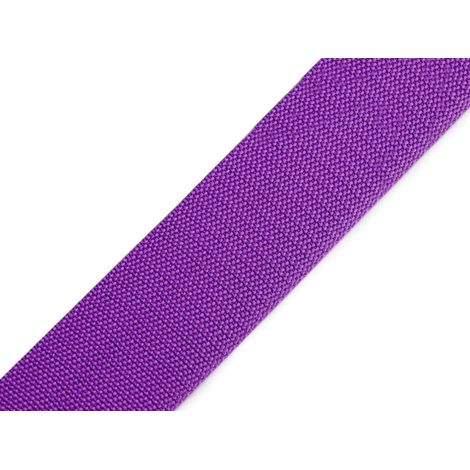 Sangle en polypropylène, Largeur 40 mm, Longueur 25 mètre, Sac à Dos Corde Meuble Chaise mercerie vêtement, Violet