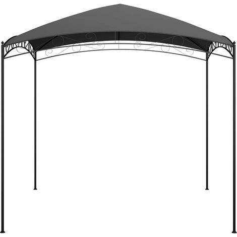 Gazebo  Chiosco 3x3x2,65 m Antracite 180 g/m² (1/5)