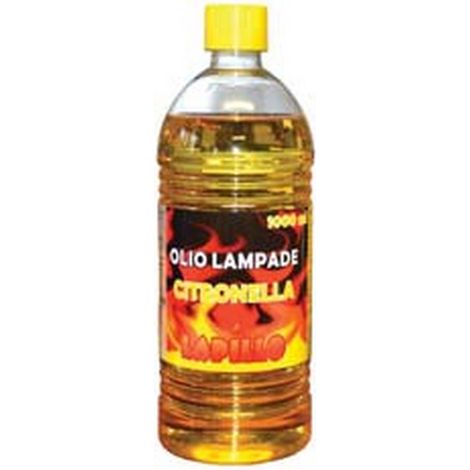 12PZ OLIO ALLA CITRONELLA PER LAMPADE E TORCE - lt.1 in flacone