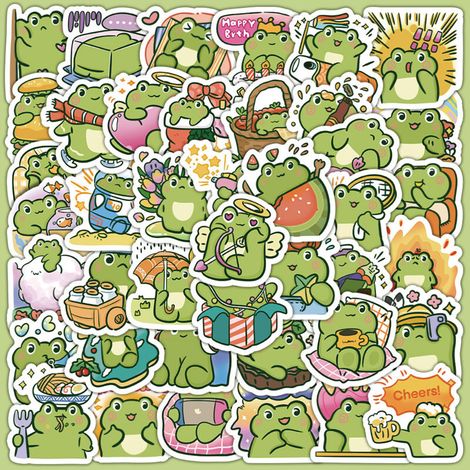 60pcs Retro Graffiti Stickers(Style 15) Waterproof Car Trunk Wate