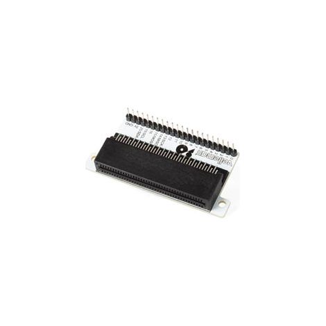Whadda Módulo de adaptador GPIO para micro: bit, conector de 22 pines, ensamblaje fácil, módulo de expansión (1/3)