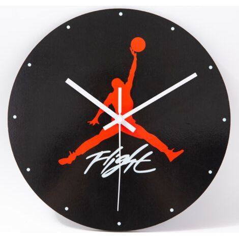 30 cm AJ1-12 Wanduhr-Zifferblatt für Wohnzimmer, Schlafzimmer, Büro, Café, Bar – Dekoration (Schwarz) (1/4)