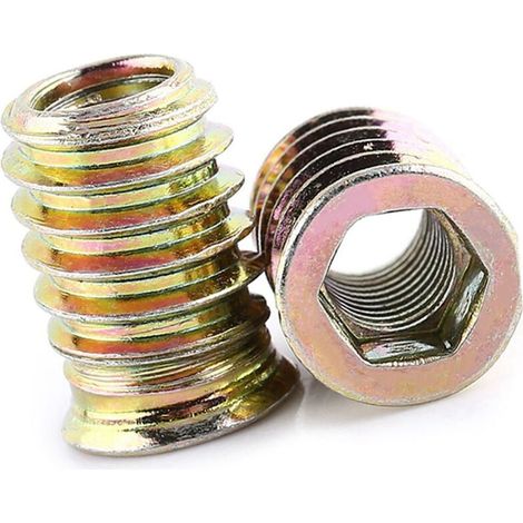Écrou à insert en bois, écrou hexagonal à douille pour fixation de meubles (M820mm)