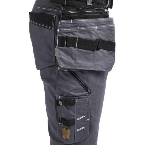 Short de travail X1900 Denim stretch 1992 Gris moyen/Noir 3XL - FR(54) - SE(C60) - Standards