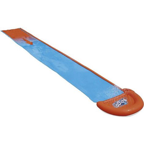Bestway – Toboggan aquatique H20GO 488 cm – Largeur 82 cm – PVC ultra-glissant avec gicleurs intégrés – Pour courses de vitesse