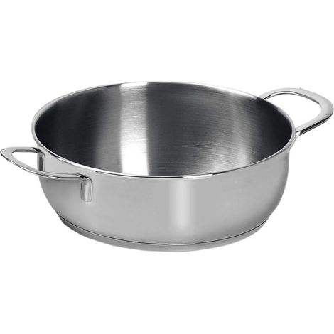 Lagostina Euforia casseruola bassa acciaio 18/10 24cm induzione