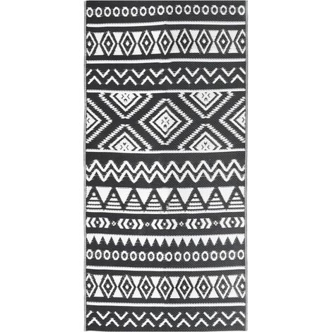 Maison Exclusive - Outdoor-Teppich ARAKIL Schwarz 80x150 cm PP