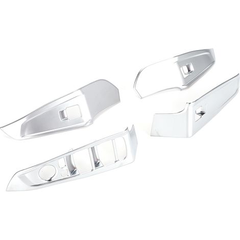 4 pièces ABS chromé plaque de commande lève-vitre garniture pour BMW Série 3 G20 G28 2020 (1/3)