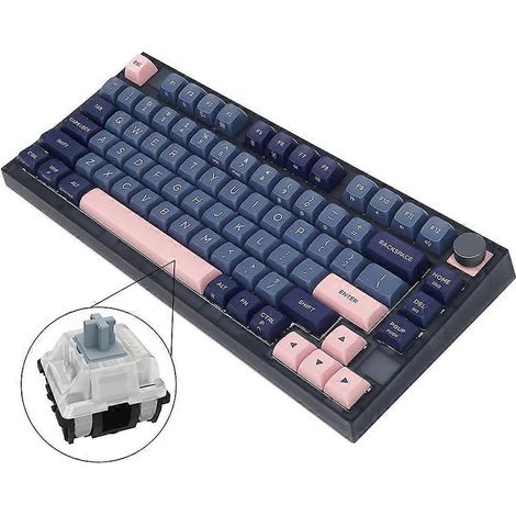 Clavier mécanique GK75, rétroéclairage RGB, clavier gaming, interrupteurs optiques Gateron