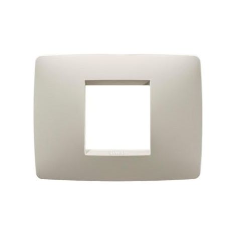 PLAQUE ONE 2P IVOIRE GEWISS GW16102TI
