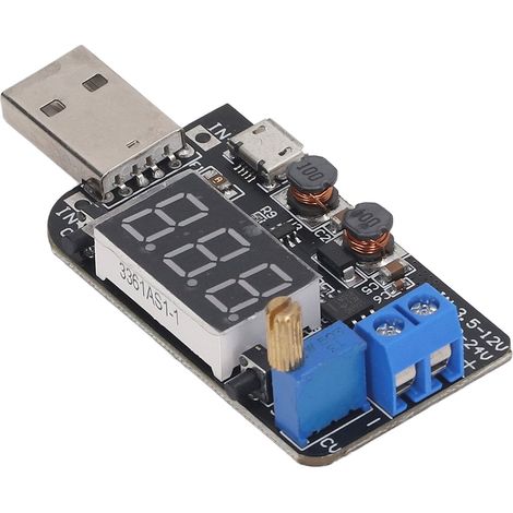 Module convertisseur élévateur/abaisseur CC 5 V vers CC 3,3 V, 9 V, 12 V, 18 V, 24 V, carte d'alimentation USB (1/5)