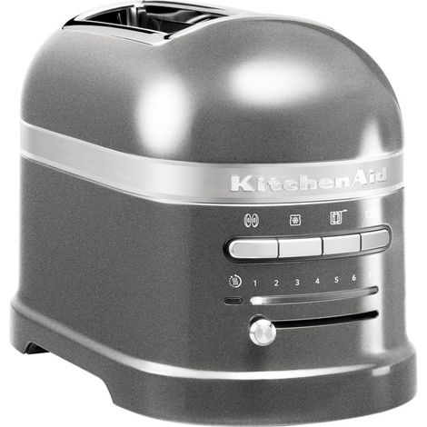KitchenAid Tostapane 2 Fette 5KMT2204EMS Grigio 1250W 7 Livelli Doratura Scongelamento (1/5)