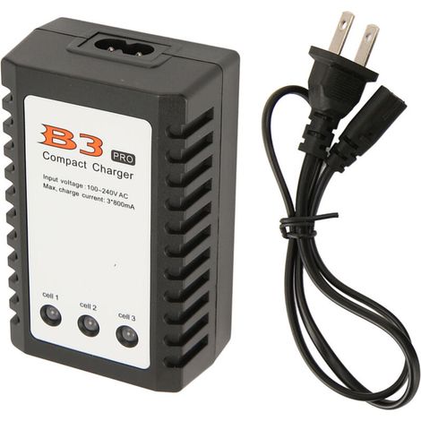 Chargeur de batterie LiPo 2S 3S 7.4V 11.1V pour drone RC et avion télécommandé - Prise US 100-240V (1/5)