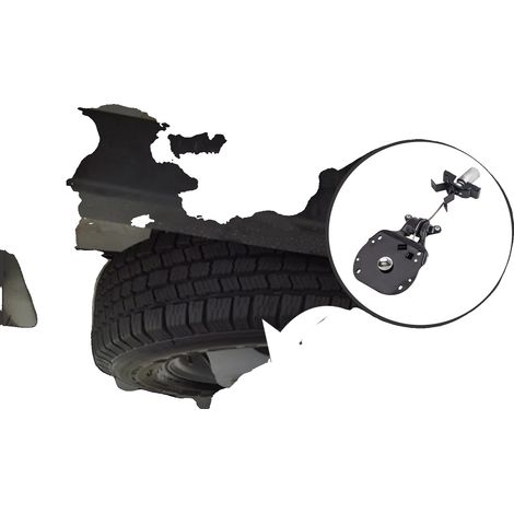 Treuil de roue de secours, construction en acier, diamètre de 45 mm, largeur de 45 mm, hauteur de 4 mm, certifié ISO9000 (1/5)