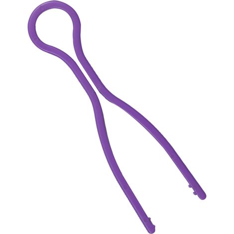 Clips de bobine en plastique violet, lot de 20, clips de bobine colorés, accessoires pour machines à coudre