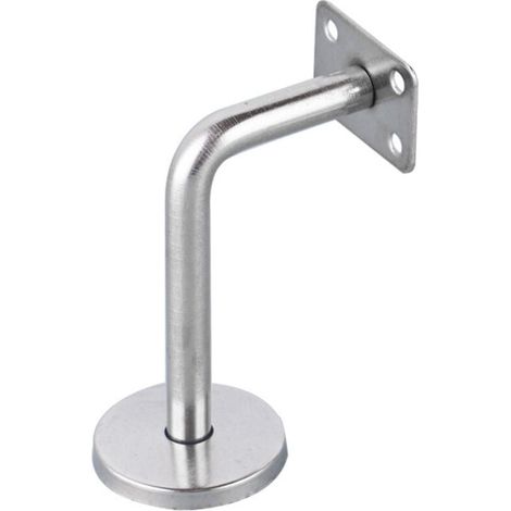Supports De Main Courante Pour Fixation Murale Acier Inoxydable Poli Support Escalier Avec Couvercle Base Supports Muraux Garde-Corps Pour Mur Intérieur, Loft, Barre Support Pour Corridor 4 Piè (1/2)