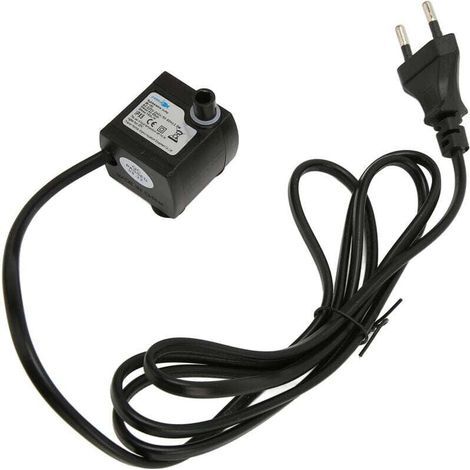 Mini Pompe À Eau Submersible Réglable Silencieuse Fontaine Aquarium Ventouse IPX8 Prise UE 220-240V (1/4)