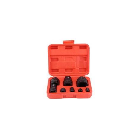 Vaso de impacto reducido, adaptador de 8 piezas, fácil de usar para la reparación de máquinas. (1/5)