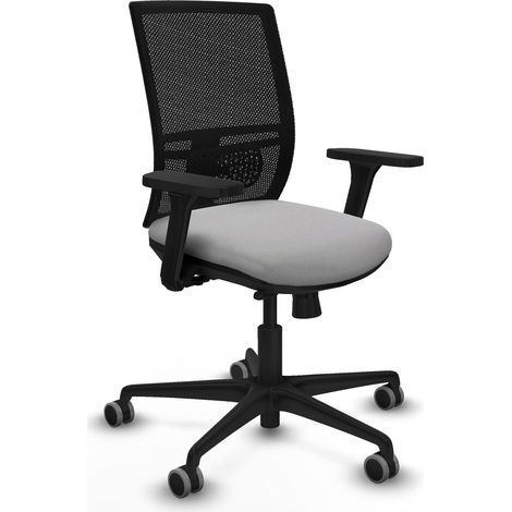 Chaise de bureau piqueras y crespo Yunquera noir mousse découpée (1/2)