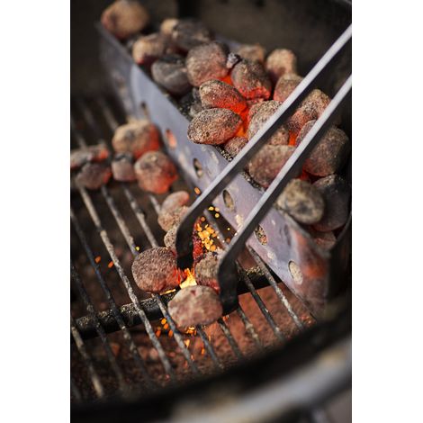RÖSLE Pinze per carbone, pregiata pinza da barbecue per posizionare la carbonella accesa, acciaio inox 18/10, lavabili in lavastoviglie (1/5)