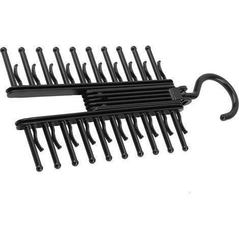Porte-cravates en croix réglable, crochet pour ceintures et foulards, organisateur (1/5)