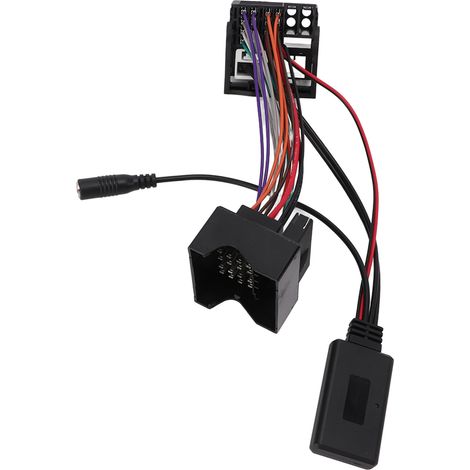 Câble d'entrée audio AUX pour voiture avec Bluetooth 5.0 et microphone, adaptateur mains libres de remplacement pour A3 TT A4 2007-2014 (1/5)
