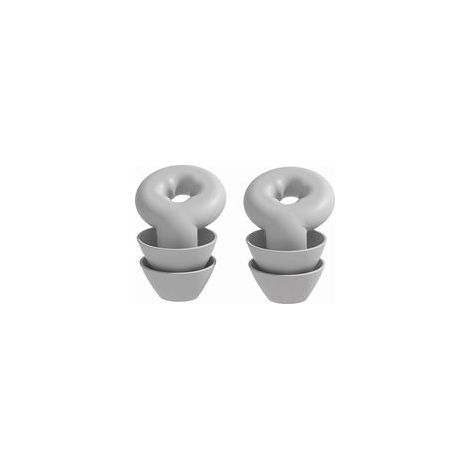 JSSEVN-Bouchons d'oreilles antibruit pour dormir, réduction du bruit, réutilisables, en silicone souple, étanches (1/2)