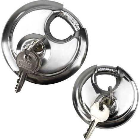 Cadenas En Acier Blindé Antivol Pour Moto Vélo 70mm Avec 2 Clés