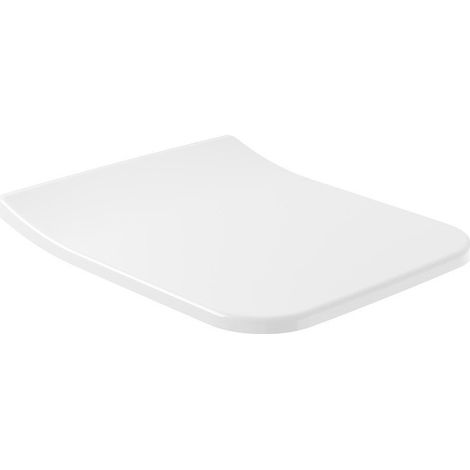 Venticello, Abattants de toilette SlimSeat, à charnières QuickRelease et SoftClosing, charnières en acier inoxydable, En Duroplast Blanc