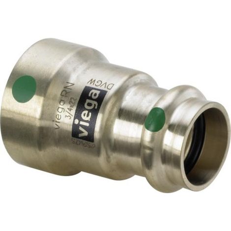 Pièce de transition avec SC Megapress 4213.2 en bronze au silicium 3/4 po x 22 mm