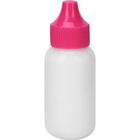 Colle à perruque dentelle translucide 38ml fixation forte adhésif faux cheveux postiche couvercle rouge rose (1/5)