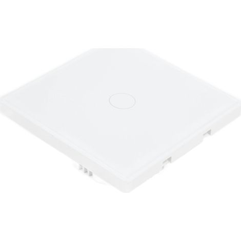 Intelligenter WLAN-Schalter, 1-fach, Fernbedienung, Zeitschaltuhr, Sprachsteuerung, 433 MHz, für Tuya, rund, weiß, AC 110–240 V (1/5)