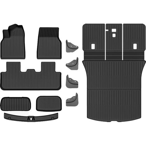 Autofußmatten, strapazierfähig, wasserdicht, 11-teiliges Set (1/2)