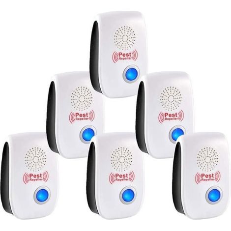 Répulsif Ultrason Anti Moustiques - Anti Souris Et Rats - Pour Intérieur Maison Jardin - 6 Pièces (1/5)