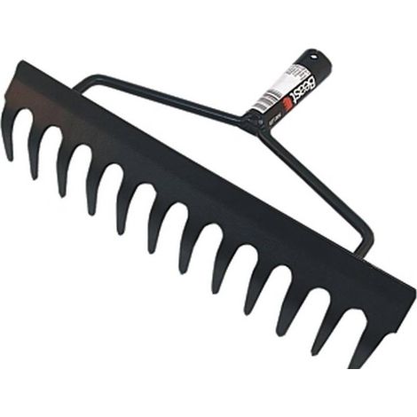 Râteau 12T - Outil de Jardinage - 12 Dents en Acier - Idéal pour Aérer et Égaliser le Sol - Usage Professionnel - Beast (1/3)
