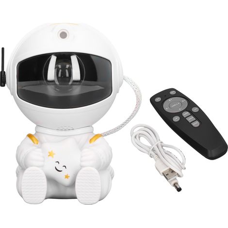 Étoile LED veilleuse projecteur astronaute forme lampe RGB Projection