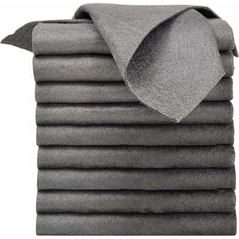 10 Chiffons Nettoyage Magique Epaissi Vitres Voiture Maison Cuisine (1/4)
