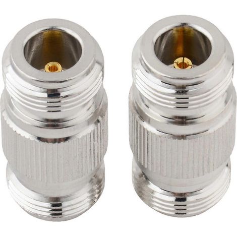 Convertisseur adaptateur coaxial RF de type N femelle vers type N femelle de haute qualité (1/5)