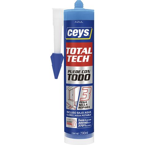 Scellant polyvalent CEYS Total Tech - Cartouche professionnelle bleue 290 ml 507125 (1/2)