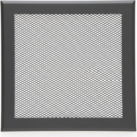 Grille de ventilation métallique avec cadre intégré 15 x 15 cm Grise Ventilation et conduits (1/5)