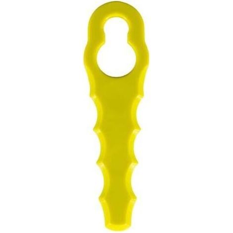 Lot de 100 Lames de Rechange compatible pour Ryobi Coupe Bordure, Têtes Double Lames Dentelées RAC155 RAC157 RAC158 (1/5)