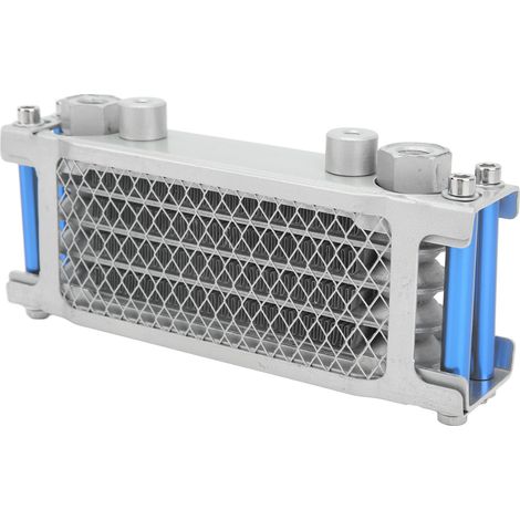 Refroidisseur d'huile de transmission moteur antirouille et résistant à la chaleur, compatible avec les moteurs de motos de 50 à 150 cm³ à poutre incurvée. (1/5)