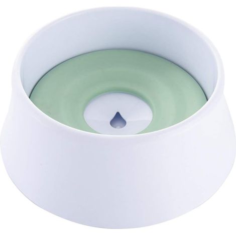 Floating Pet Bowl - Slow Water Dispenser - Anti-Overflow - Large Capacity - Green Green (1/5)