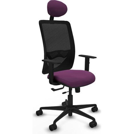 Silla de oficina piqueras y crespo Zulema negro nylon 65 mm (1/2)