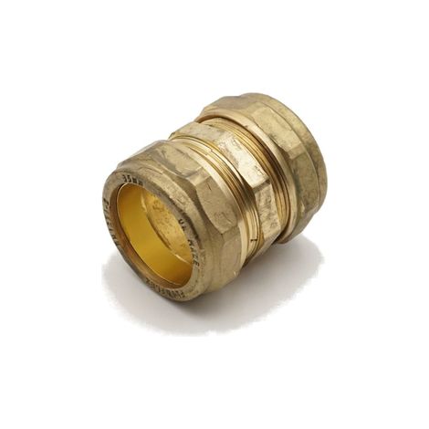 PrimaPlus Compression Coupling 35mm Brass Fitting (1/2)