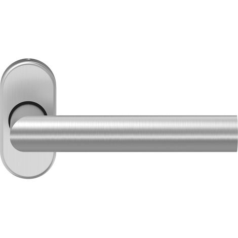 Drückerlochteil D 310 - auf Rosette, VK: 9 mm, FS, Edelstahl matt (1/4)