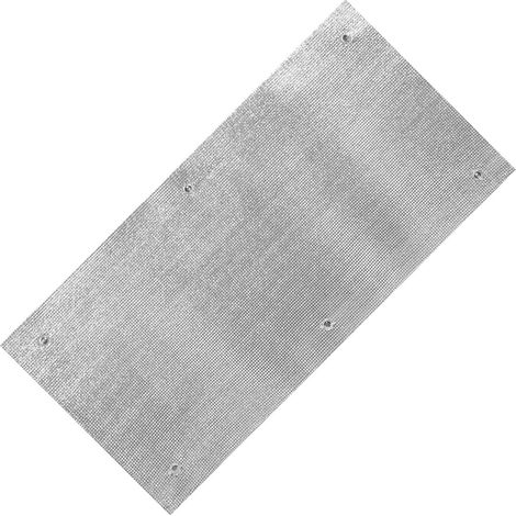 Film isolant pour vitres avec revêtement en aluminium, film occultant et thermoprotecteur pour la protection solaire et l'intimité, adapté aux balcons, bureaux et garages, résistant aux intempéries, f (1/5)