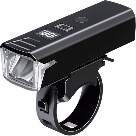 Display digitale - Torcia per bicicletta - Luce notturna per ciclismo - Impermeabile IPX4 - Ricaricabile tramite USB - Mountain bike - Luce per bicicletta per bambini - Luce nera per bicicletta (1/5)
